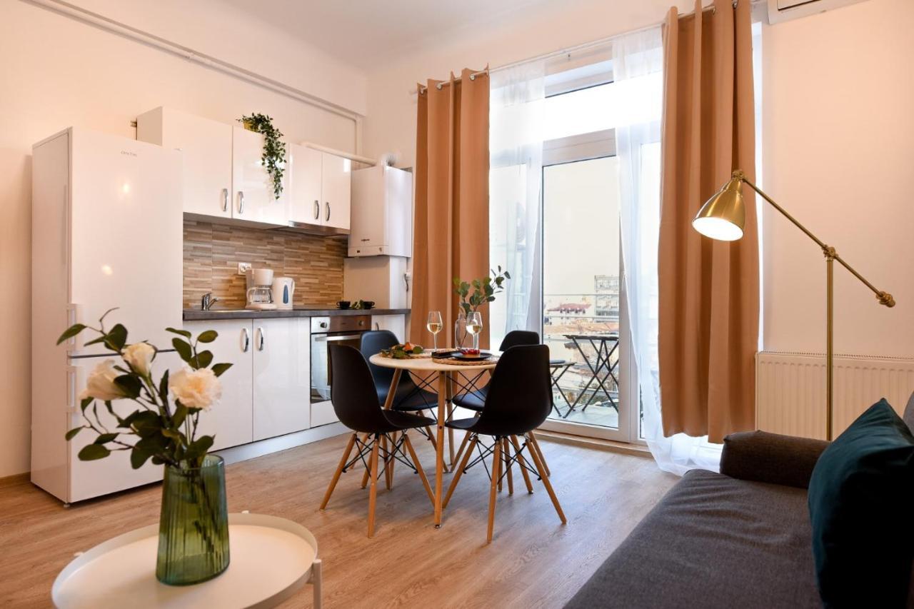 Cozy 1Br Escape - Apartment With Charming Balcony Near Universitate 布加勒斯特 外观 照片